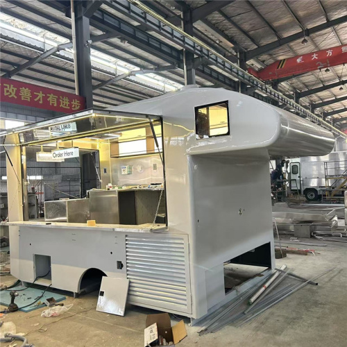 Chariot à hamburgers mobile pour les ventes d'aliments de rue