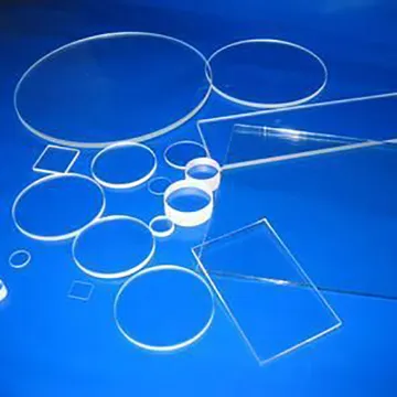K9 Blank Optical Glass Round Quartz Discs