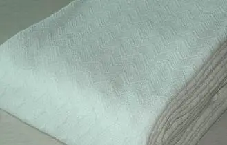 100% Ring Spun Cotton Woven Blanket With Pre - Washed Finis