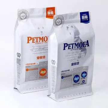 Pet Snacks  side gusset block bottom bags Pet food Pouch