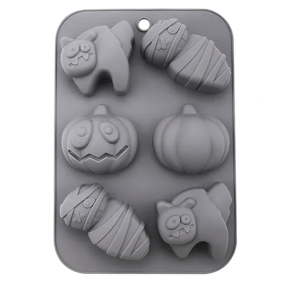 Halloween Pumpkin and Ghost Muffin Silicone Mold: Create Spooky Cupcakes
