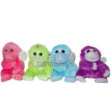 15cm sitting blue plush monkey