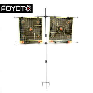1400mm Metal Training Stand for 2 Paper Shooting Targets