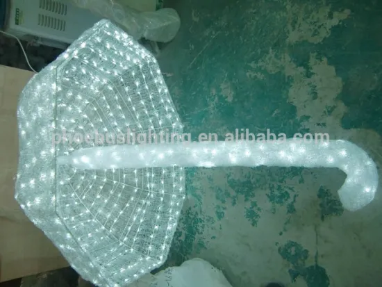 street decoration outdoor acrylic umbrella light