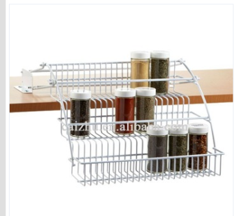 2016 Hot sale 3 tie iron magnetic spice rack restaurant from china