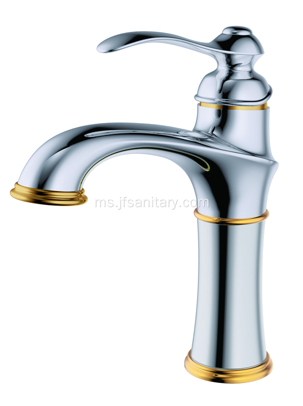 Kualiti satu lubang lavatory Basin Faucet Ketik Set