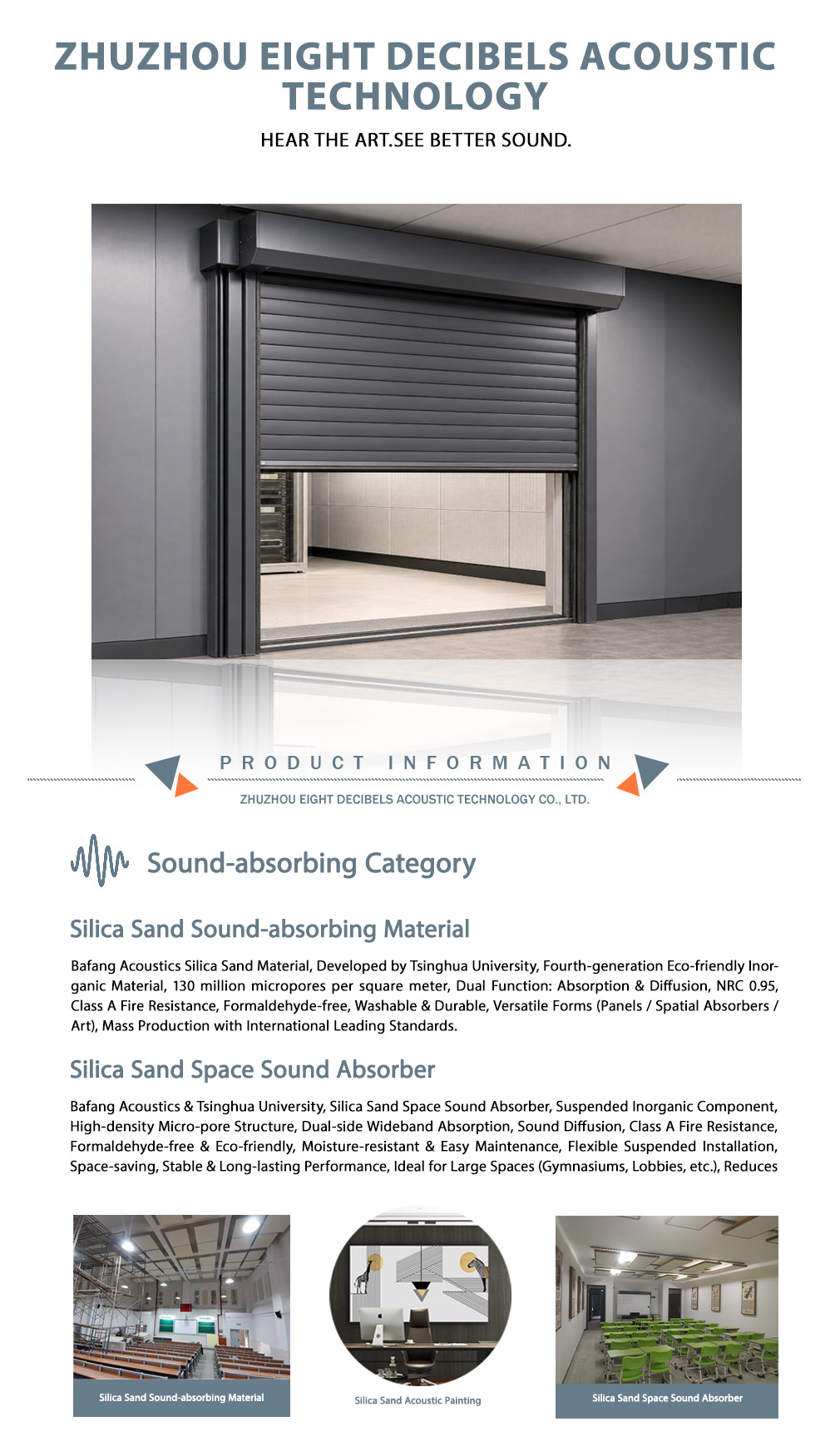 Acoustic Rolling Door-X
