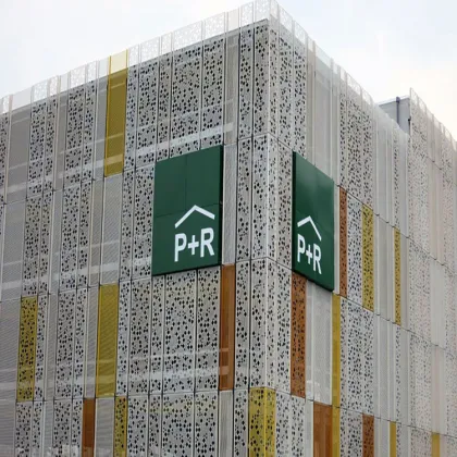 Architectural Laser Cutting Aluminum Curtain Wall