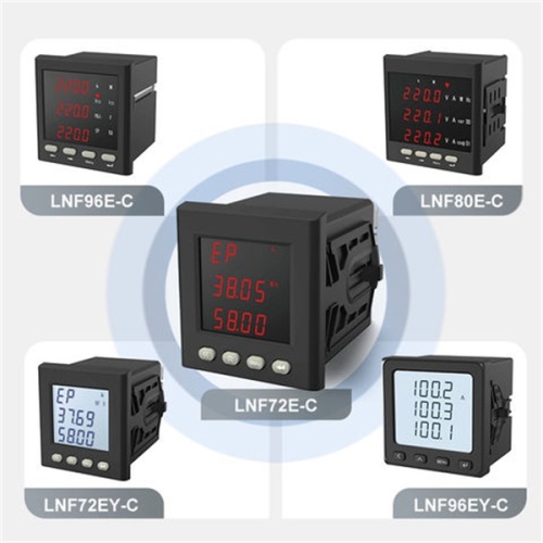 Digital Display Meteran Meter Daya Multifungsi Meter