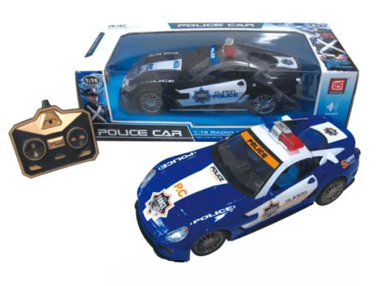 1:16 4CHANNELS R/C POLICE CAR