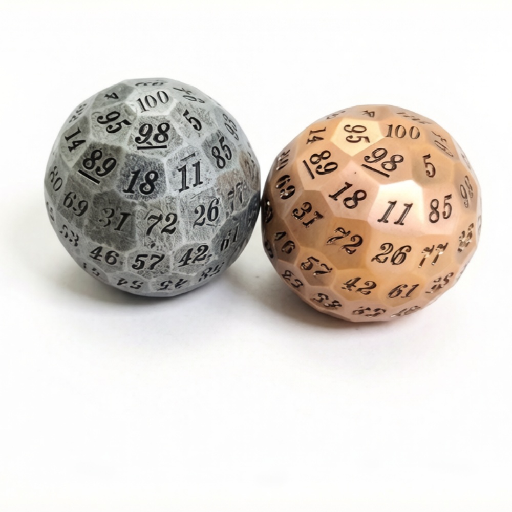 niestandardowe metalowe kości custom metal dice