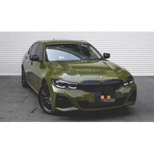 Multiapplication Crystal Battle Glossy Battle Green Vinyl Wrap