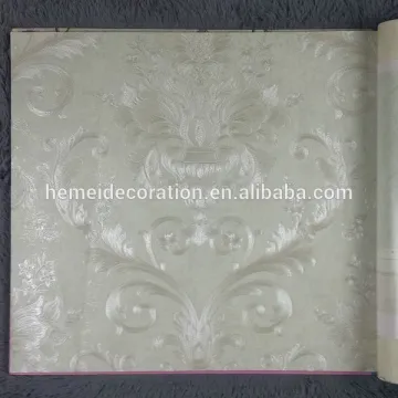 Damascus style wallpaper vinyl deep embossed wallpaper non-woven wallpaper