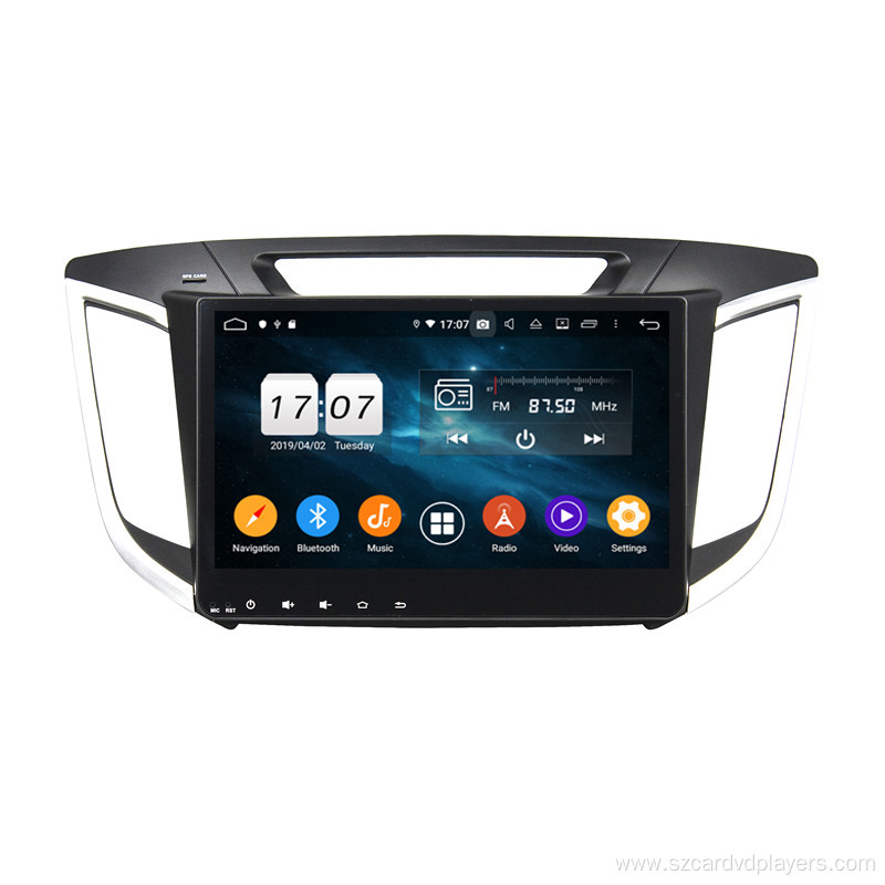 Android 9 2din car audio for IX25 2014-2015