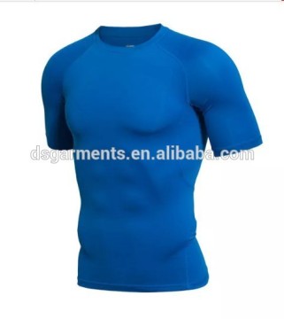 Men's wholesales fitness compression function running shirts