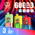 UZY Triple Flavors 60000 Puffs Europe Warehouse Onsale
