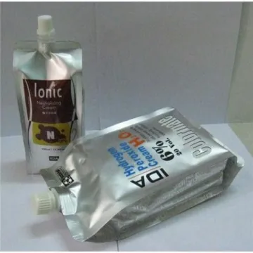 Standing Up Liquid / Drinking Water Bags , Colorful Spout Bag For Beverage Packing