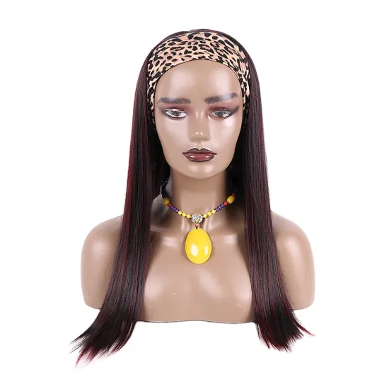 Julianna Afro Curl Turban Wholesale Straight 22 Inch Water Wave Synthetic Short Bob Kinky Curly Headband Wig For Wigs