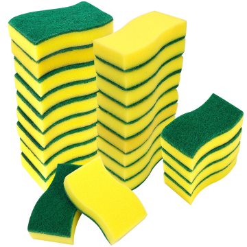 Professional Heavy Duty Cleaning Scrub Sponges for Kitchen and Bathroom: Non-Scratch, Dual-Sided, Multi-Use Washing-Up Dish Pad