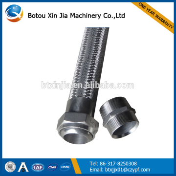 flexible braided hose pipe with thread connection