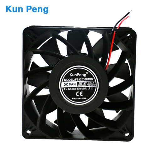 High speed 120*120*38mm 12038 12v antminer cooling fan