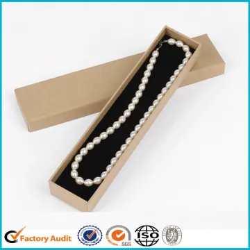 Two Piece Kraft Box Necklace Packaging