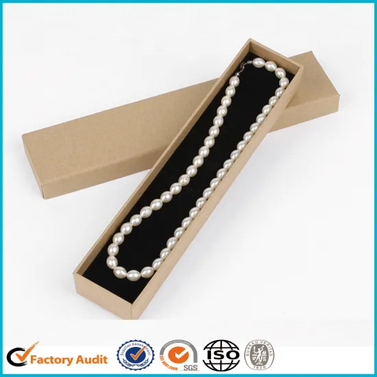 Two Piece Kraft Box Necklace Packaging