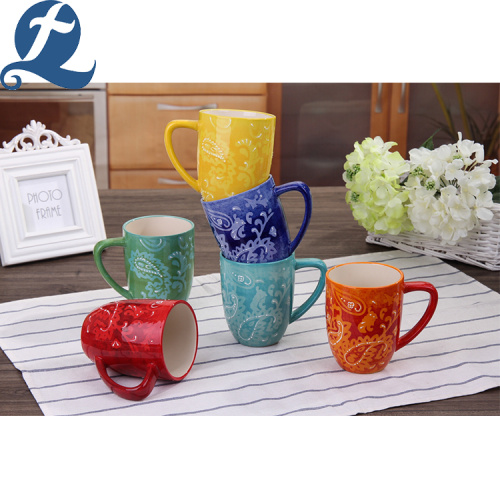 Fashion Promotional Ceramic Sublimation Mug With D-Handle