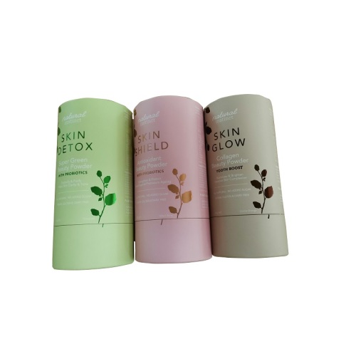 Custom Foil Logo Printed Candle packaging Paper Tubes