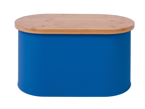 The perfect combination of fashion and practicality: Oval Shape Bamboo Lid Bread Box keeps your bread fresher