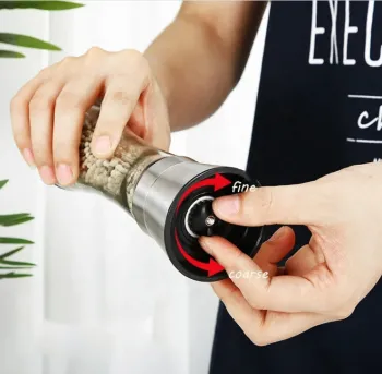 Shaker Bottle Black Grinding Lid
