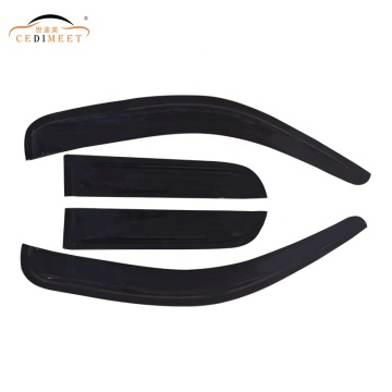 Visor de protección de lluvia exterior de automóvil acrílico negro para Ranger F-150 2009-2014