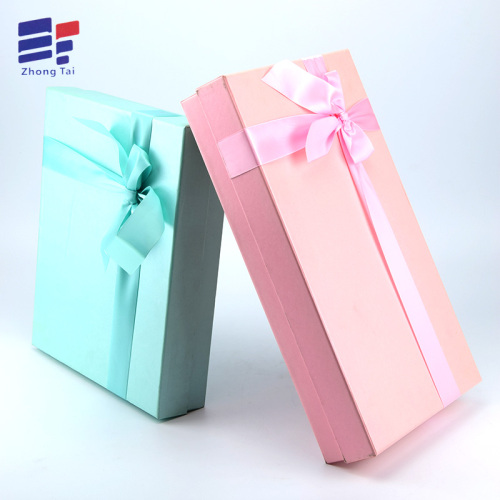 Pure color clothing paper gift box