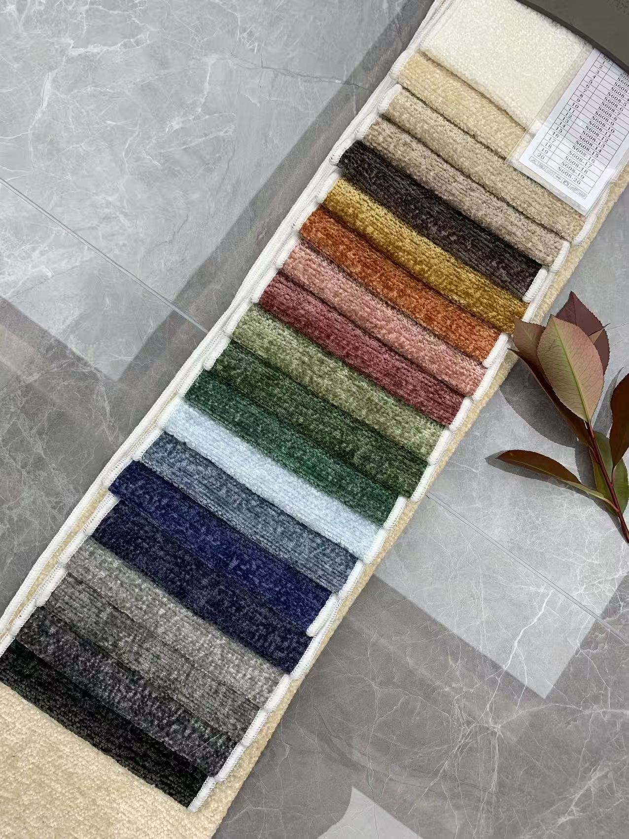 Soft Chenille Upholstery Fabric