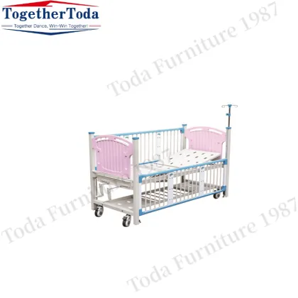 Fence type luxury double rocker child care bed