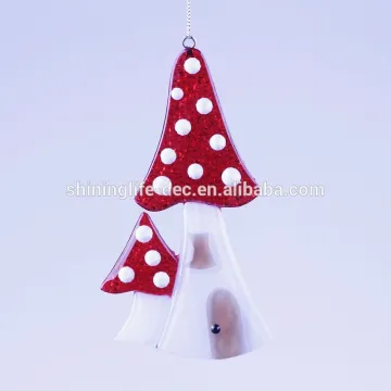 new style Mushroom house Christmas decoration house ornament