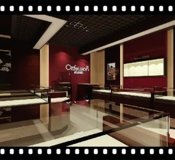 wooden watch shop display showcase