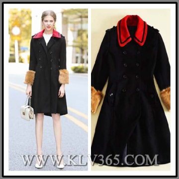 Fashion Women Wool Outdoor Coat