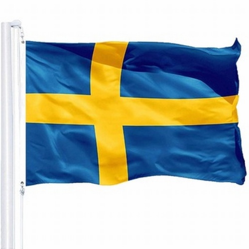 Polyester Factory factory 3x5 foot Sweden national flag