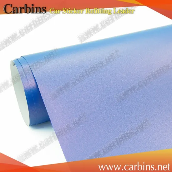 Carbins 3m vinyl wrap matt blue metallic