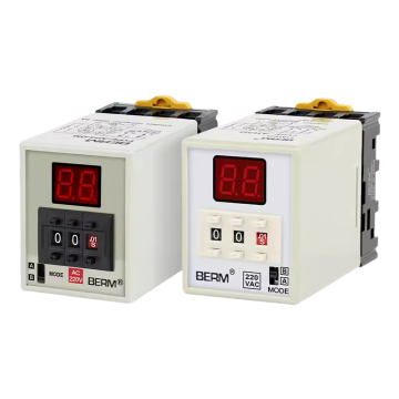 AC220V Time Relay with DC24V Power on Delay and Digital Display
