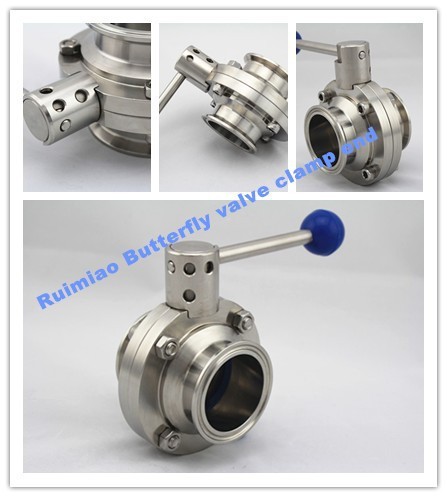 sanitary stainless steel epdm seat butterfly valve