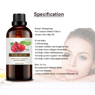 Private Private Preço em massa Organic Rose Hip Oil