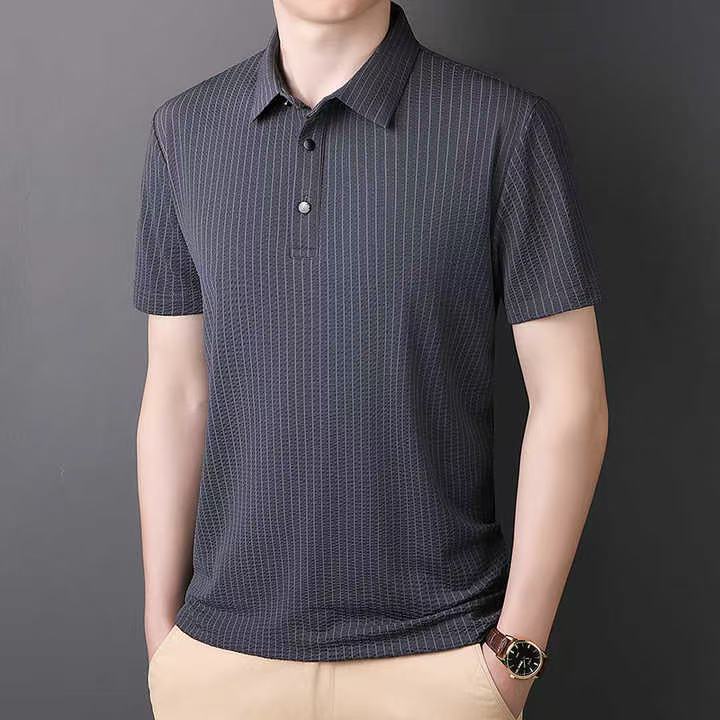 Ice Silk Quick-drying Loose Men's Half-sleeved T-shirt