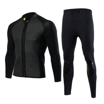 Men's Neoprene Scuba Diving Wetsuit Top and Pant 2-Piece Set