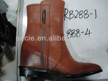 Ladies Women Height Increasing Elevator Winter Boot