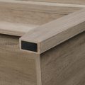 Table basse à dessus relevable avec compartiment de rangement caché