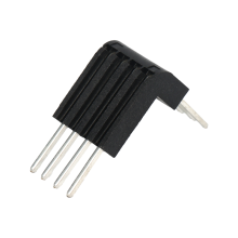 Conector de forma especial 4p 90 grados de estaño chapado en
