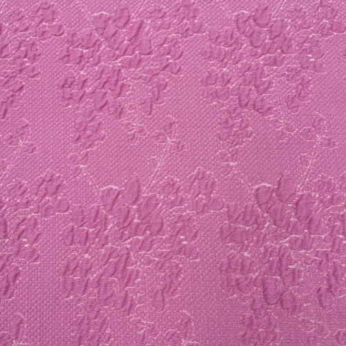 Cotton Blended Flower Jacquard Fabric