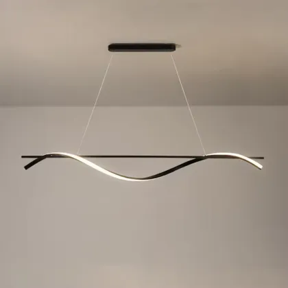 Modern Simple LED Chandelier Lights for Dining Room and Living Room